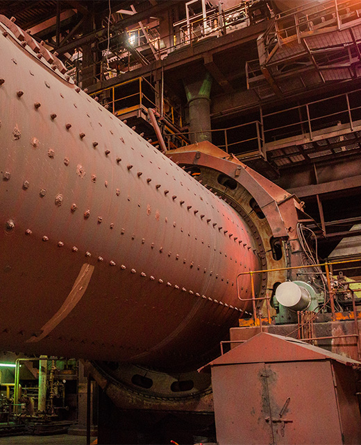 A large machine used in the pelletization process