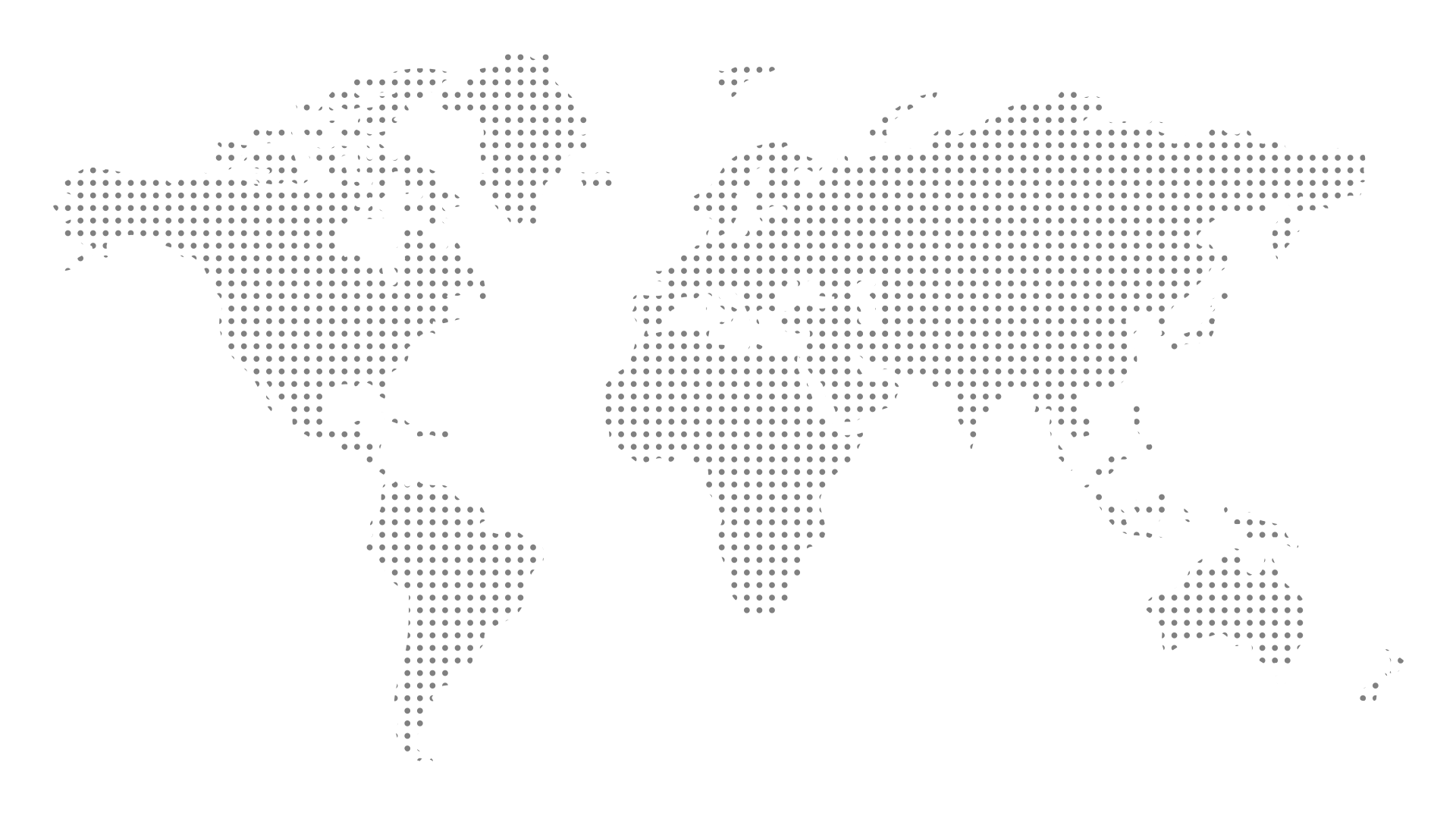 A dotted map graphic