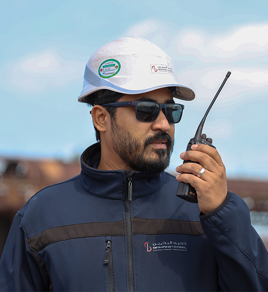 A man using a radio